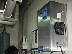 水箱臭氧消毒使用現場