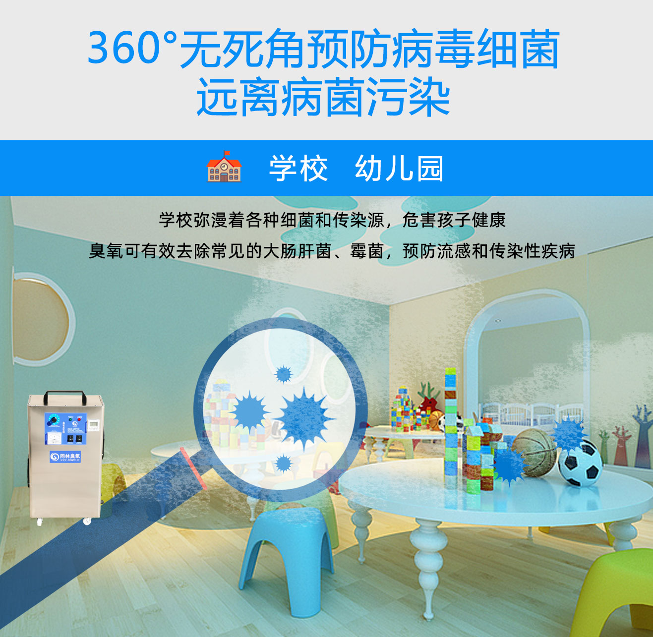 學校，酒店移動式臭氧消毒機(圖3)